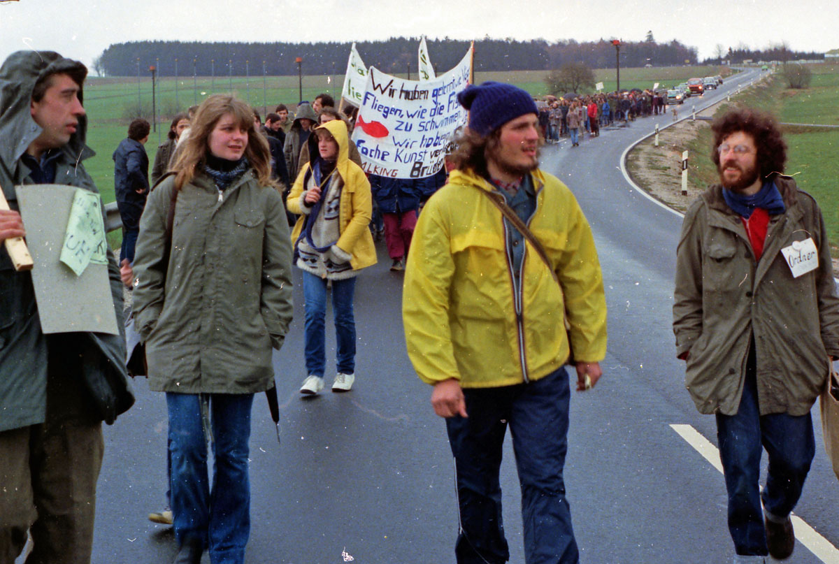 Ostermarsch 1982 im Hunsrück