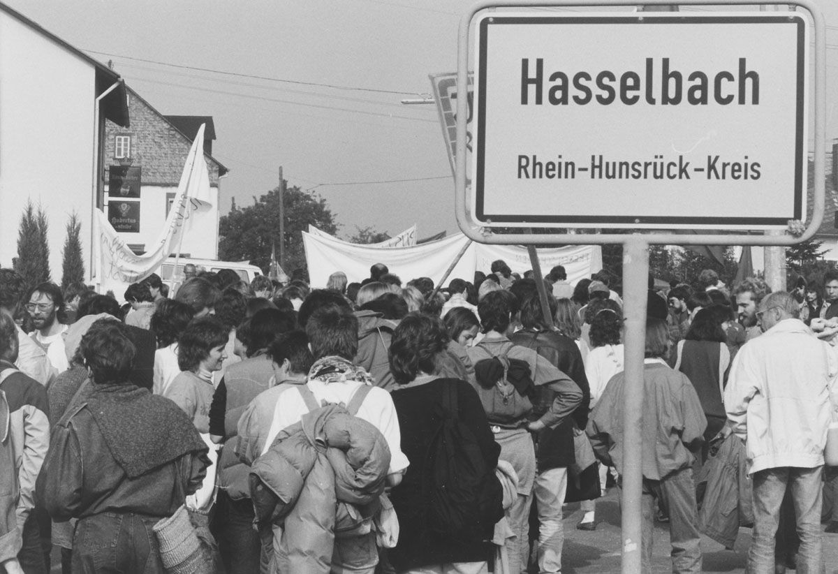 Demo der Friedensbewegung im Hunsrück