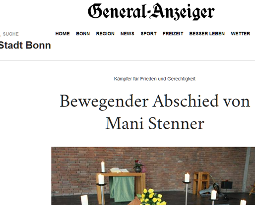 Bonner Generalanzeiger am 27.7.2014