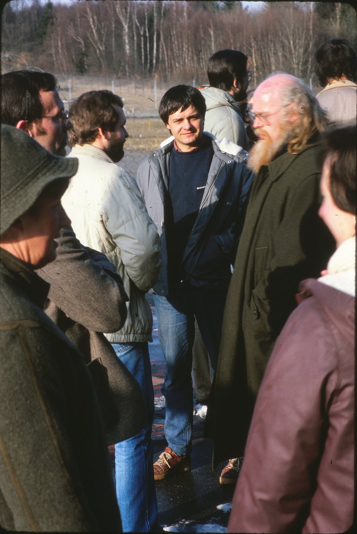 Hunsrücker Friedensinitiativen an der Baustelle, 1982